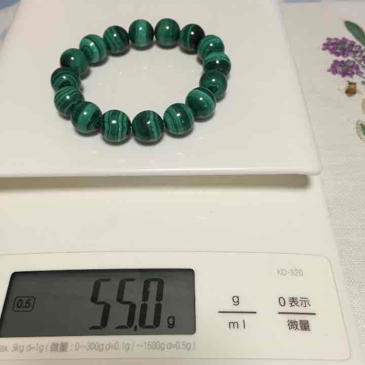 マラカイト12mmブレスレット