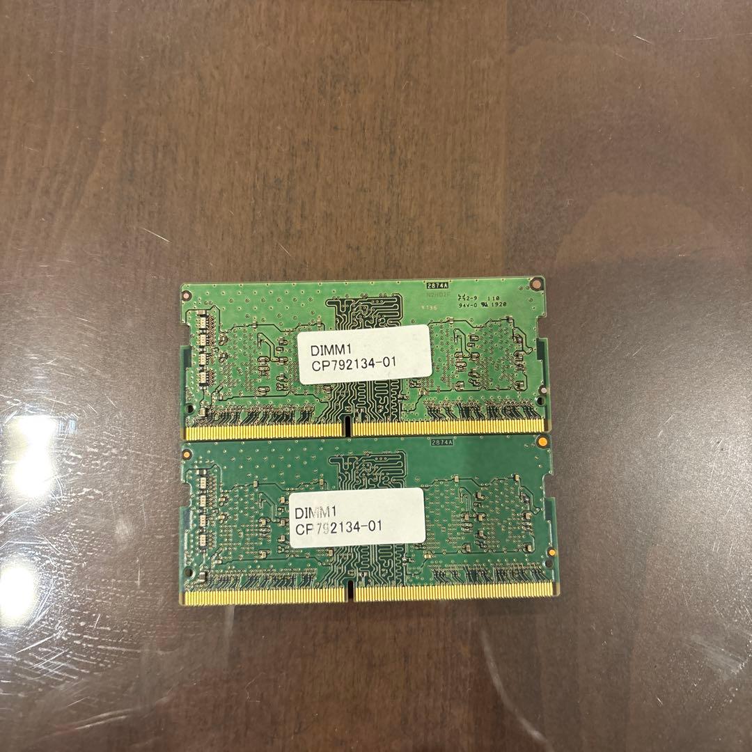 Micron 8GB DDR4メモリ2個セット(16GB)