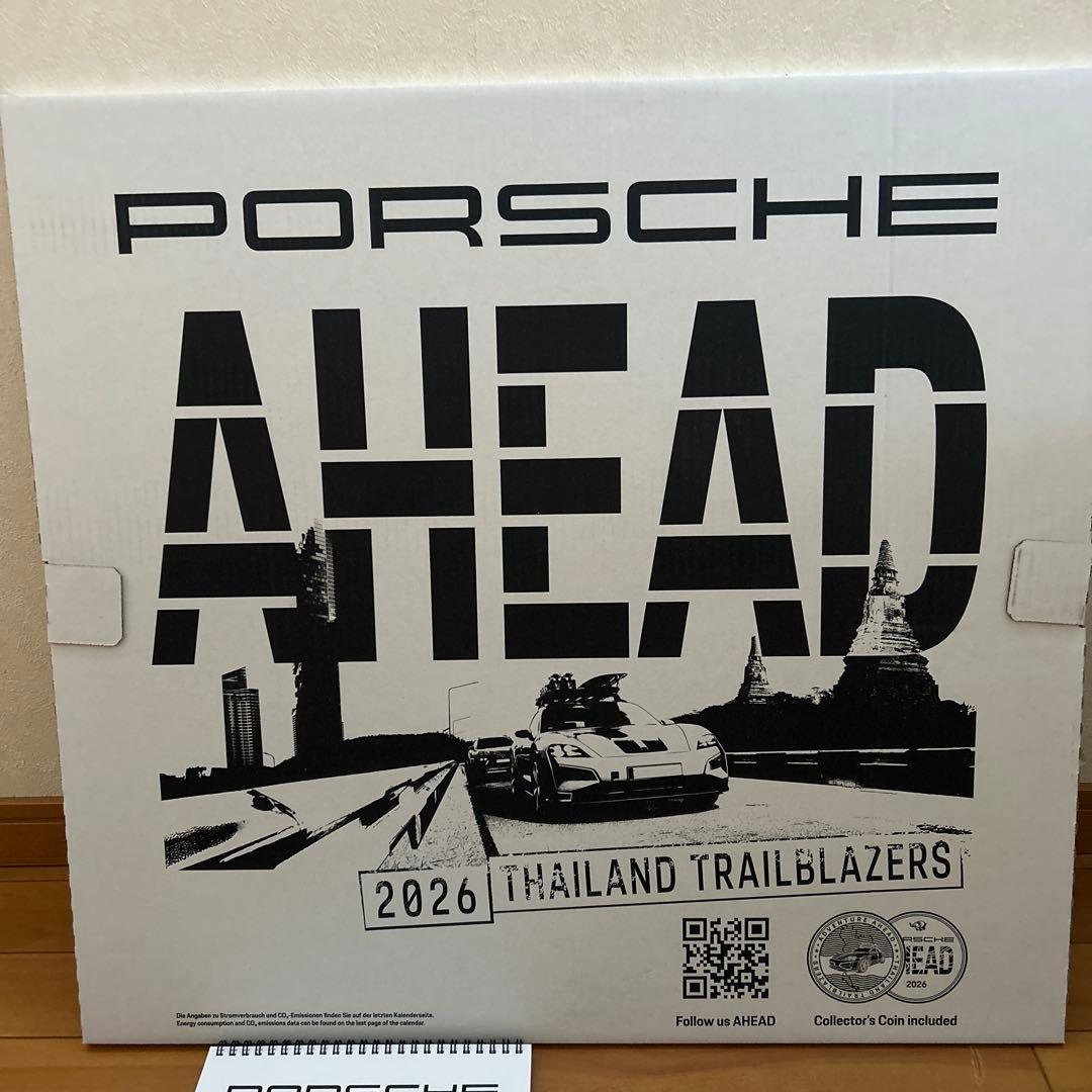 Porsche AHEAD 2026 壁掛けカレンダー　卓上カレンダー　2種