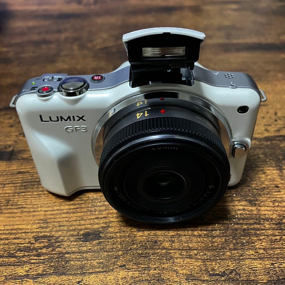LUMIX DMC-GF3 ミラーレス一眼カメラ ホワイト