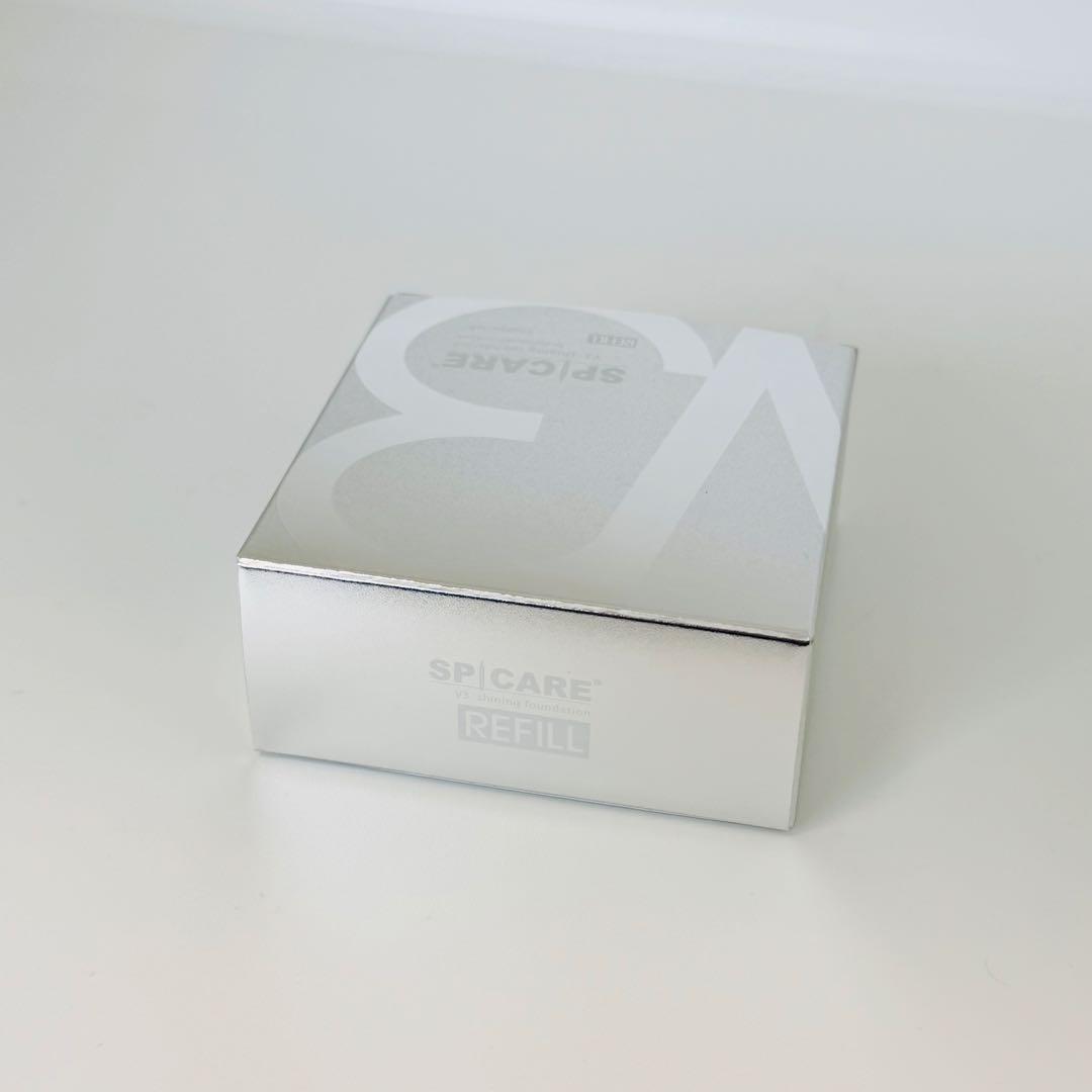 スピケア V3シャイニングファンデーション 本体+レフィル【正規品】ロット番号付
