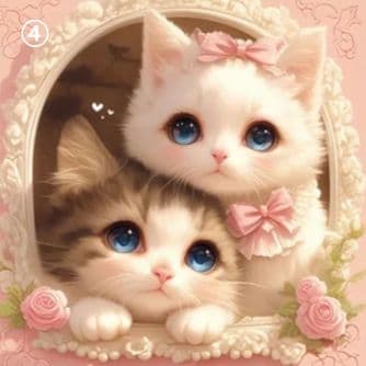 ハンドメイド　オーダー受付ページ　♡ねこちゃん　パネル♡　⑥