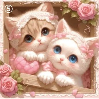ハンドメイド　オーダー受付ページ　♡ねこちゃん　パネル♡　⑥