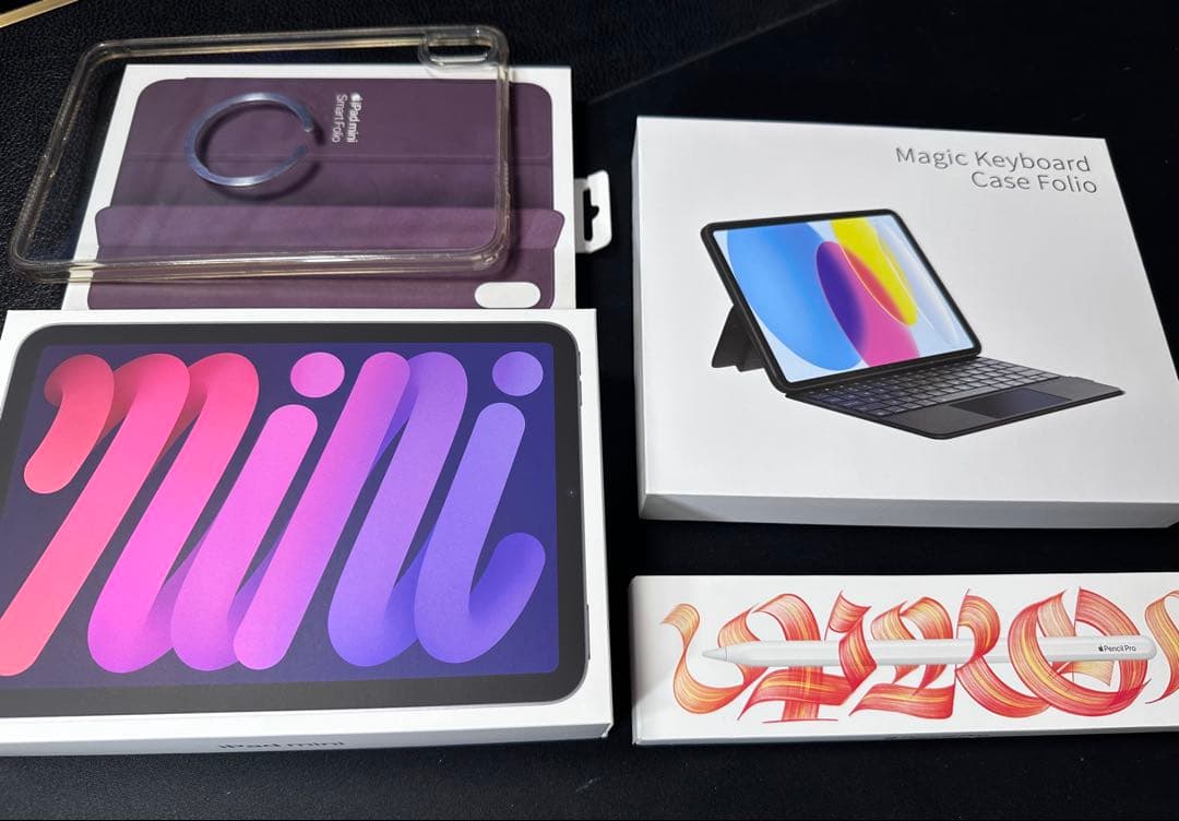 【美品】iPad mini 7(A17) PencilPro Keyboard
