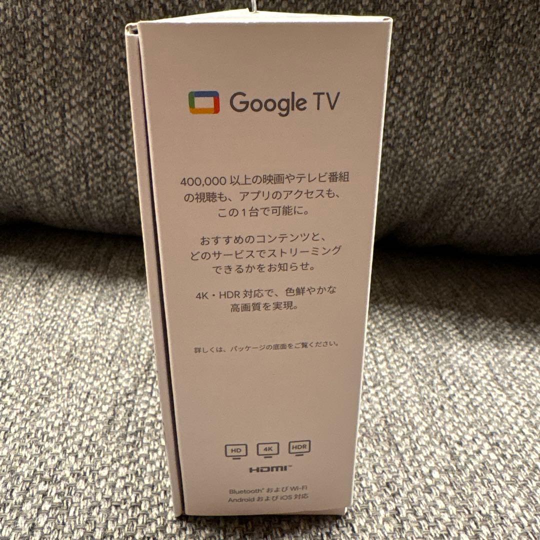 【美品】Google Chromecast with Google TV 4K