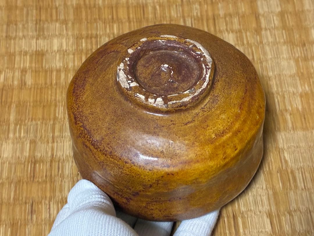 茶道具 大樋焼 【大樋一平？】茶碗 共箱？