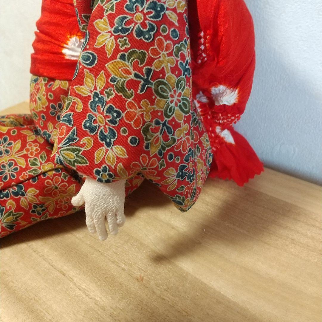 市松人形 抱き人形 創作人形 布貼りハンドメイド