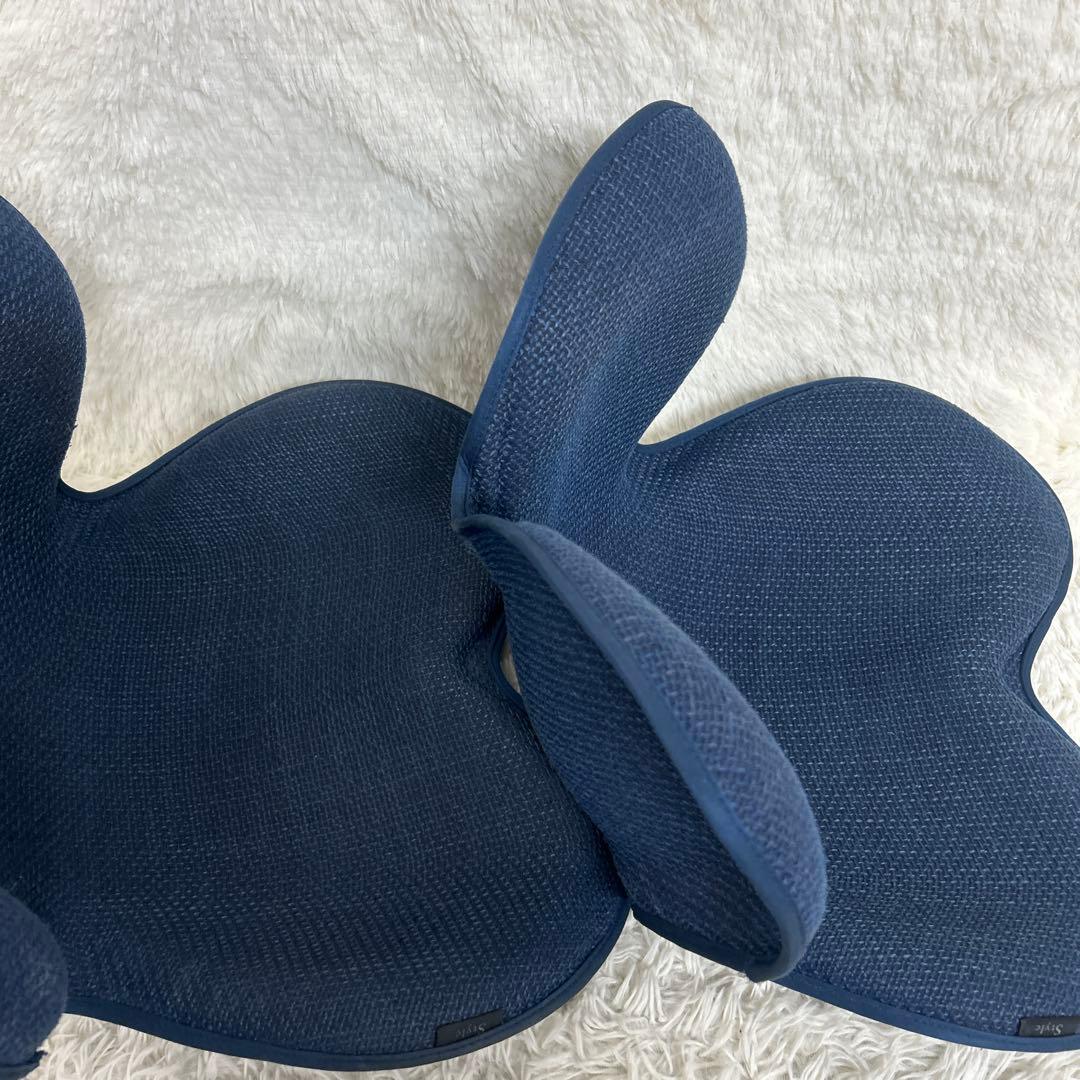 【美品】2個セット　スタイル スタンダード ネイビー 骨盤サポートチェア