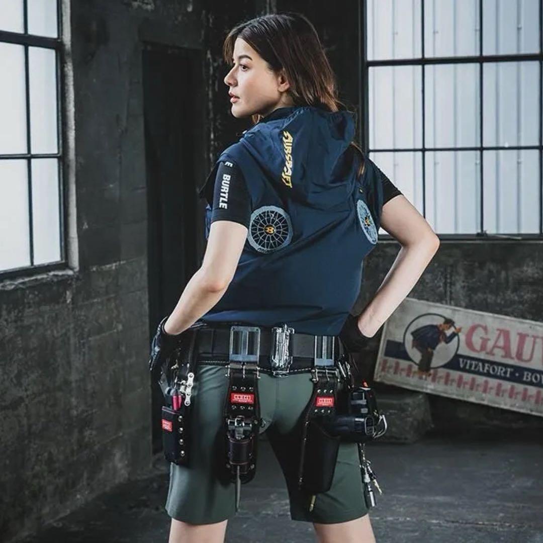 BURTLE 2025年ハイバック半袖空調服フルセット XXL寸