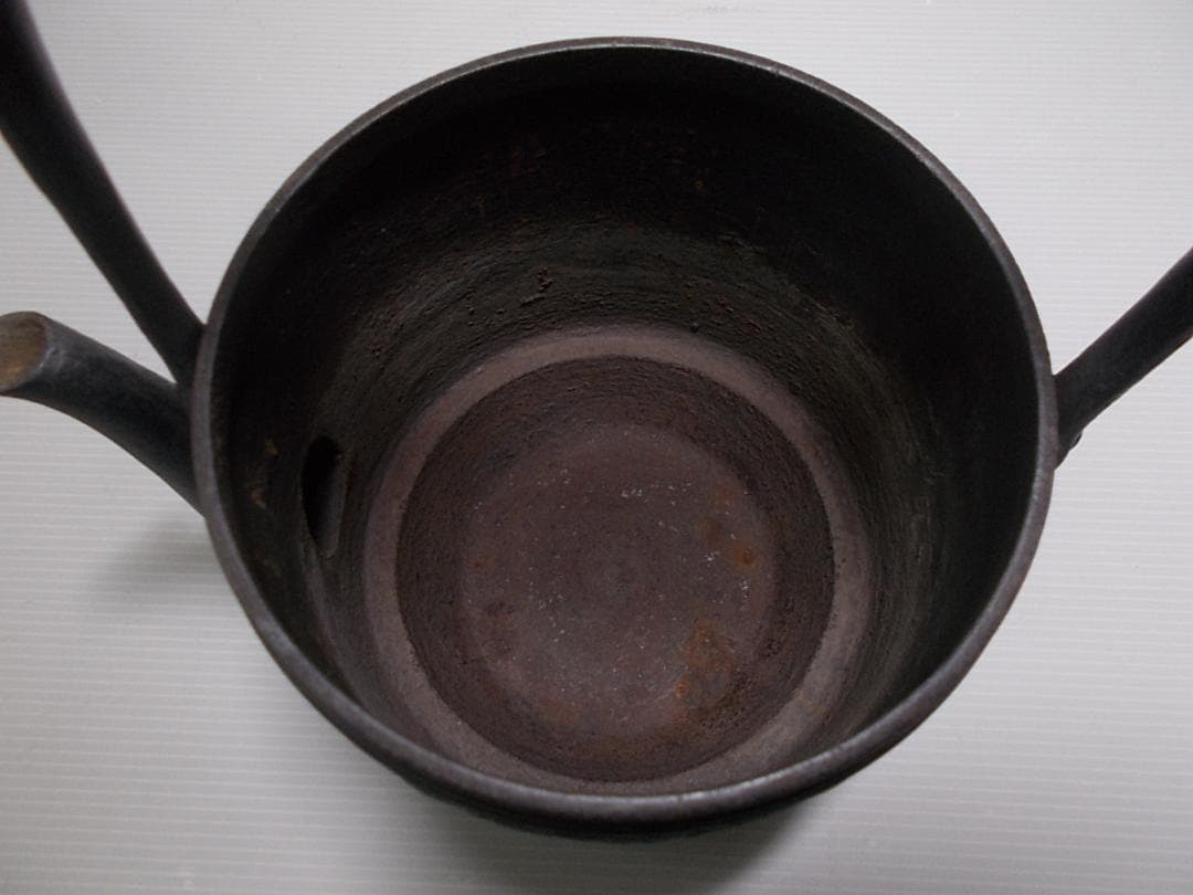 鉄瓶 保寿堂 松模様 茶道具 送料込み