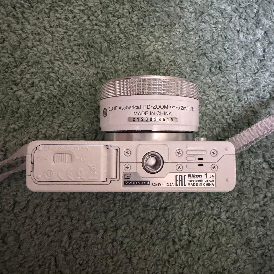 Nikon 1 J4 ホワイト ミラーレスカメラ 本体 レンズ