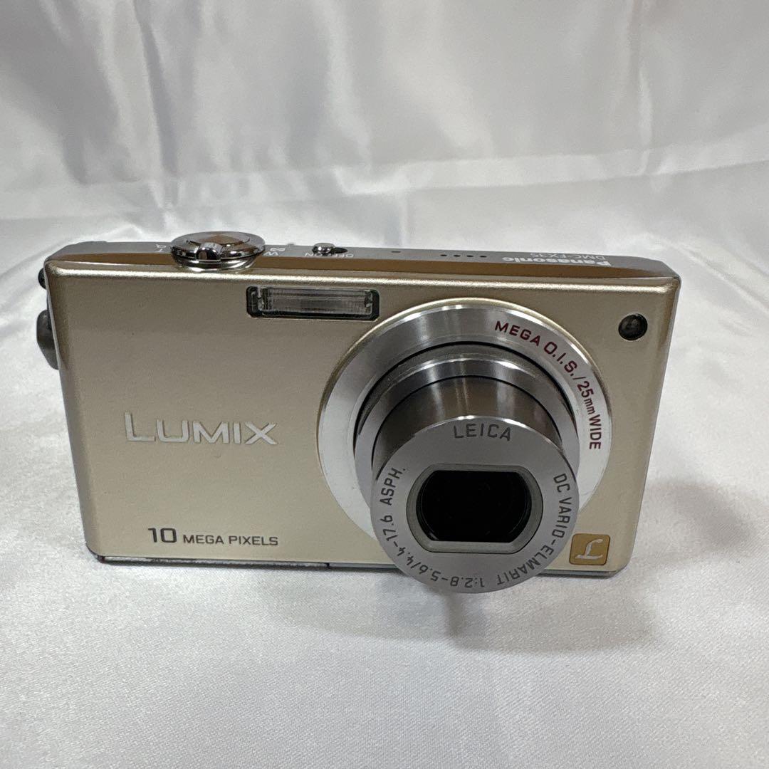 Panasonic DMC-FX35 コンパクトデジタルカメラ ゴールド