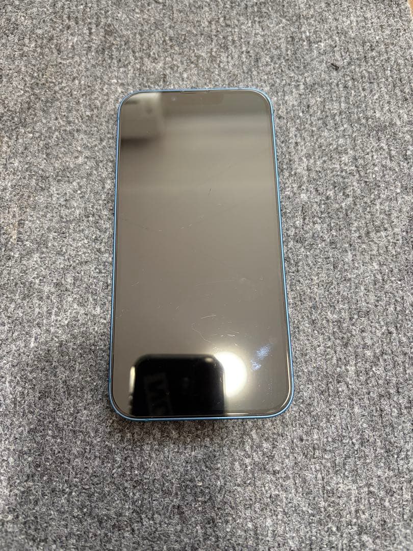 iPhone13 ブルー 128GB simフリー （中古ケース付き）