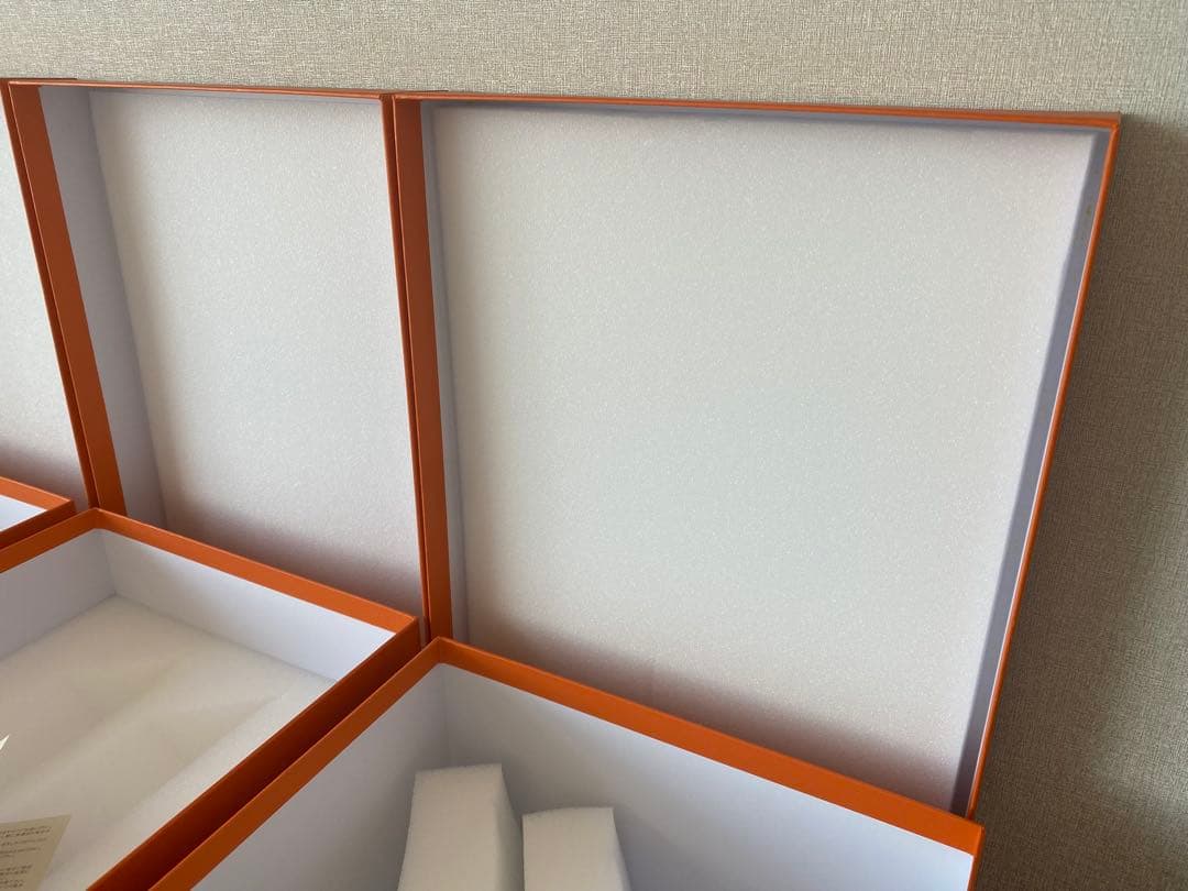 HERMES エルメス 空箱 & リボン 3セット ＋ ショッパー1枚
