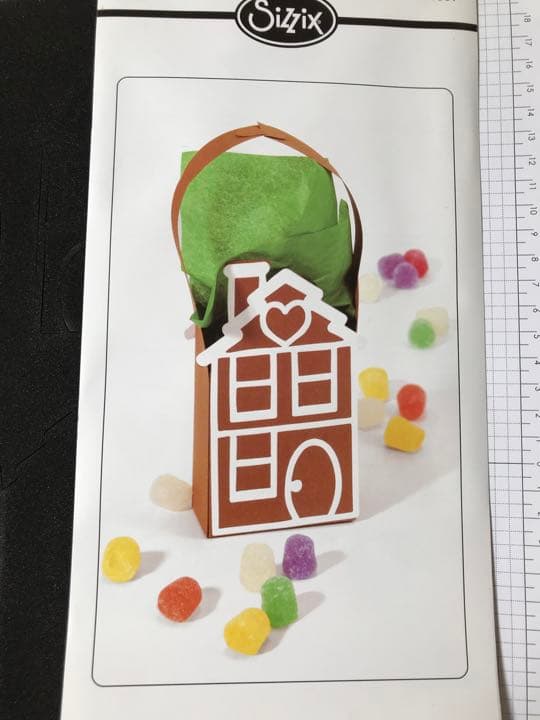 アルバム・スクラップ sizzix Gingerbread House Bag - 656301