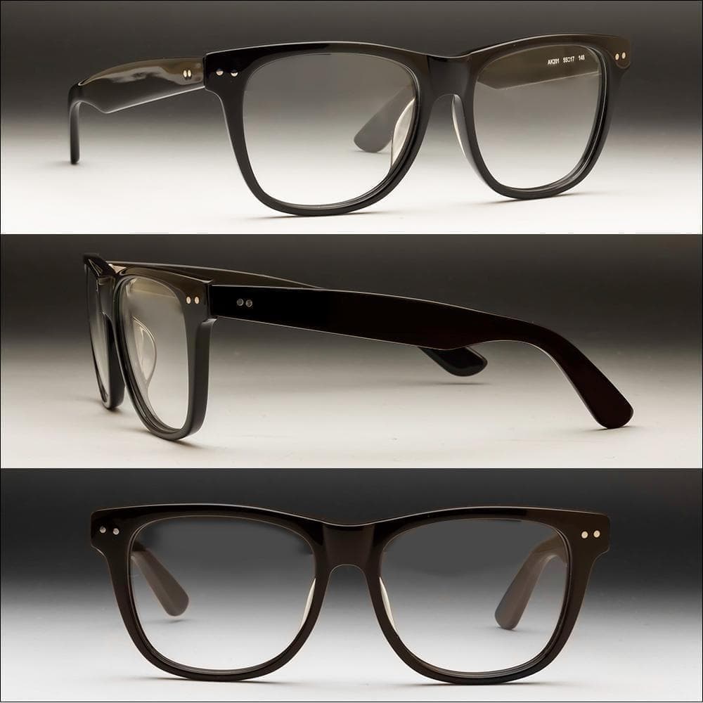 遠近両用メガネ 老眼 +3.00 鯖江メガネ ウェリントン AK201 新品