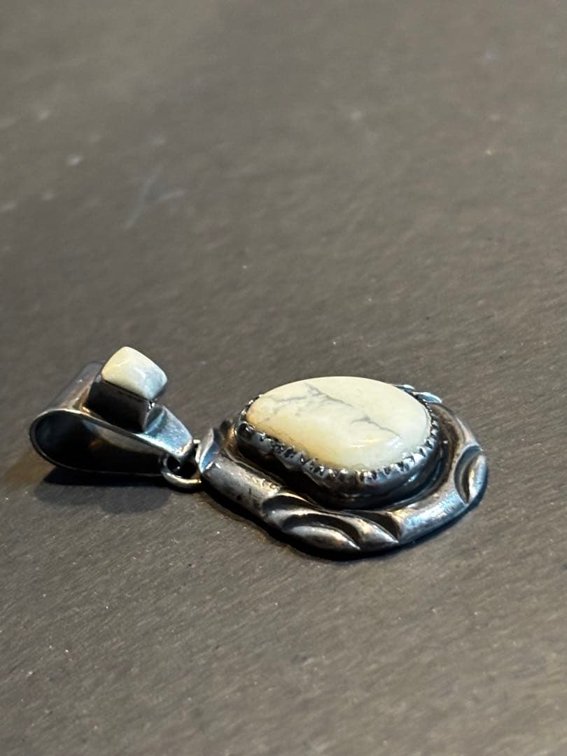 ヴィンテージ sterling silver ホワイトバッファロー
