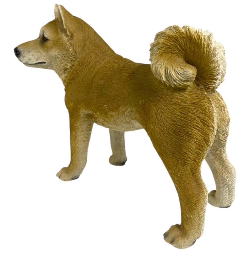 リアル！本物そっくり！ 等身大！？ 柴犬　置物　25オ411