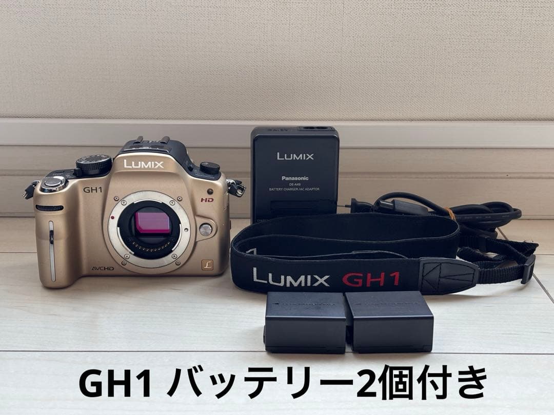 Panasonic LUMIX DMC-GH1 ゴールド バッテリー2個付き