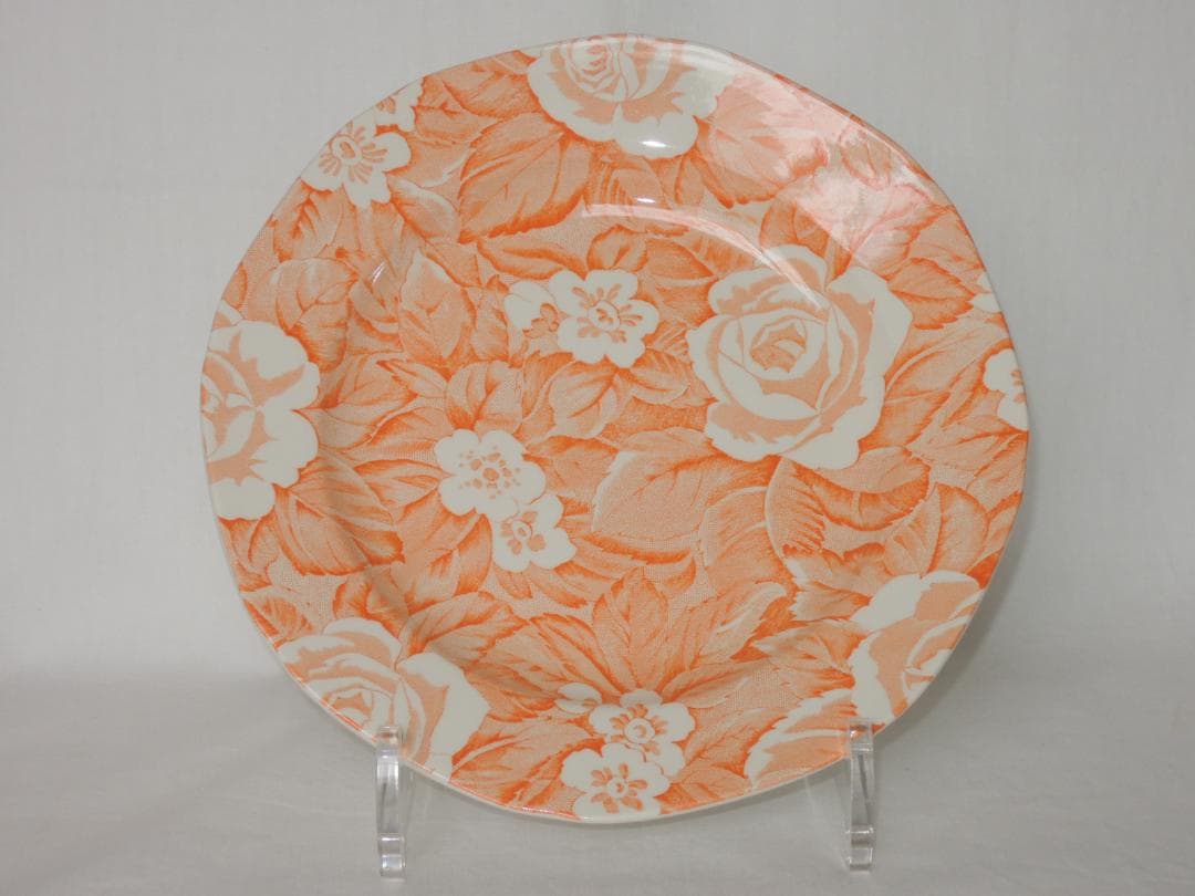 バーレイ　ビクトリアンチンツ　Victorian Chintz 花柄プレート