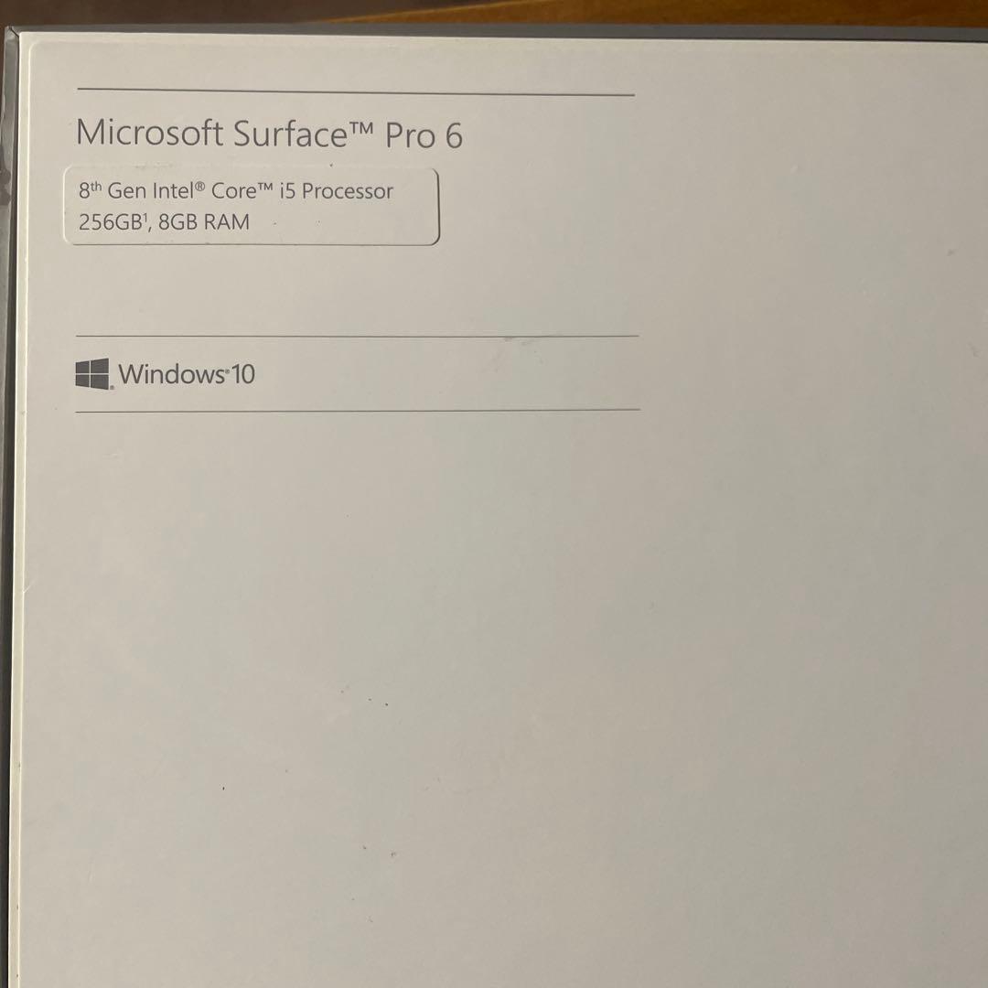 Microsoft Surface Pro 6本体とタイプカバージャンク扱い