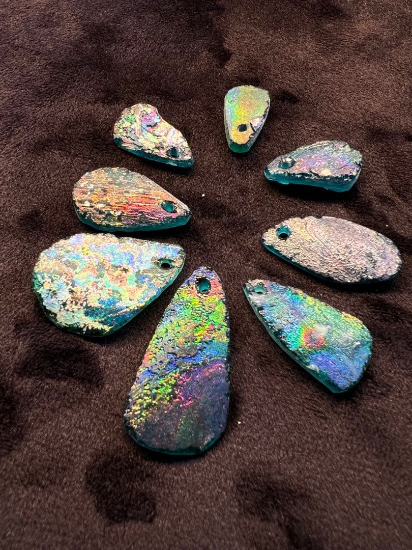 ✴︎高品質 ✴︎ローマングラス ボトル 破片 ローマ帝国 約1700年前