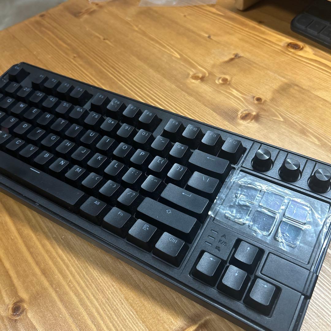 K1 PRO LCD AI KEYBOARD 黒　メカニカルキーボード　赤軸