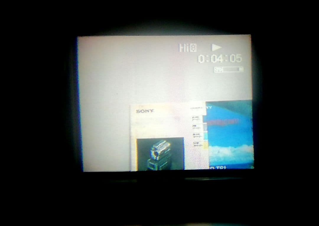 SONY ビデオカメラ Handycam CCD-TR1　(VideoHi8)