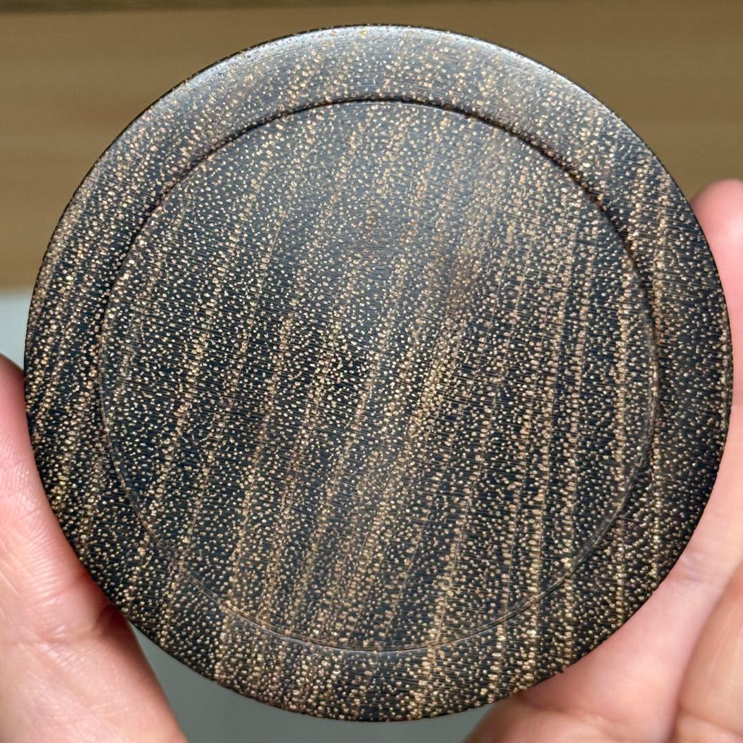 二二高中次 外桑 内金箔 本桑 中次 茶入 茶筒 棗 薄茶器 茶道具 茶器