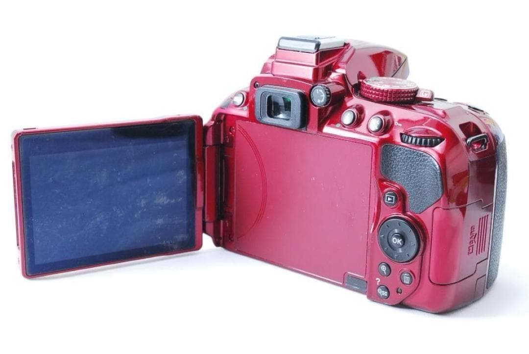 美品　Nikon D5300 ダブルレンズ レッド ショット数少　Wi-Fi