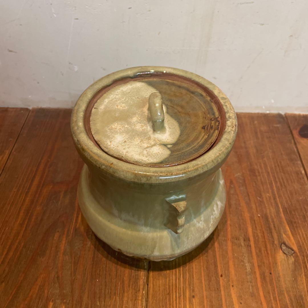 美品　茶道具　萩焼　水指し　茶道　焼物　陶芸　落ち着いた色合い