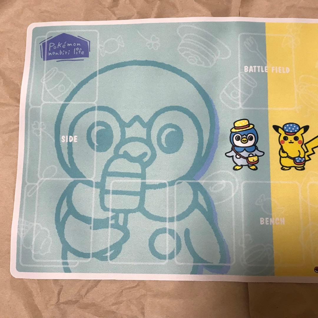 ポケカ　ラバープレイマット＆デッキシールドセット　pokemon のんびりライフ