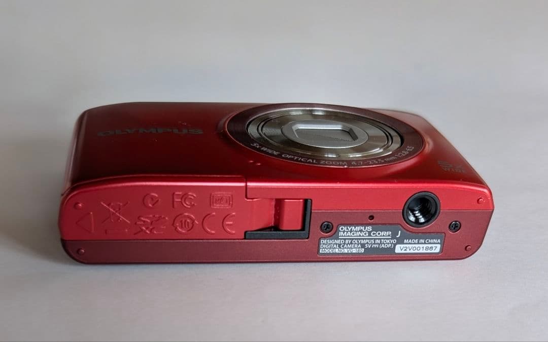 【極美品】【動作確認済】OLYMPUS STYLUS デジカメ ワインレッド