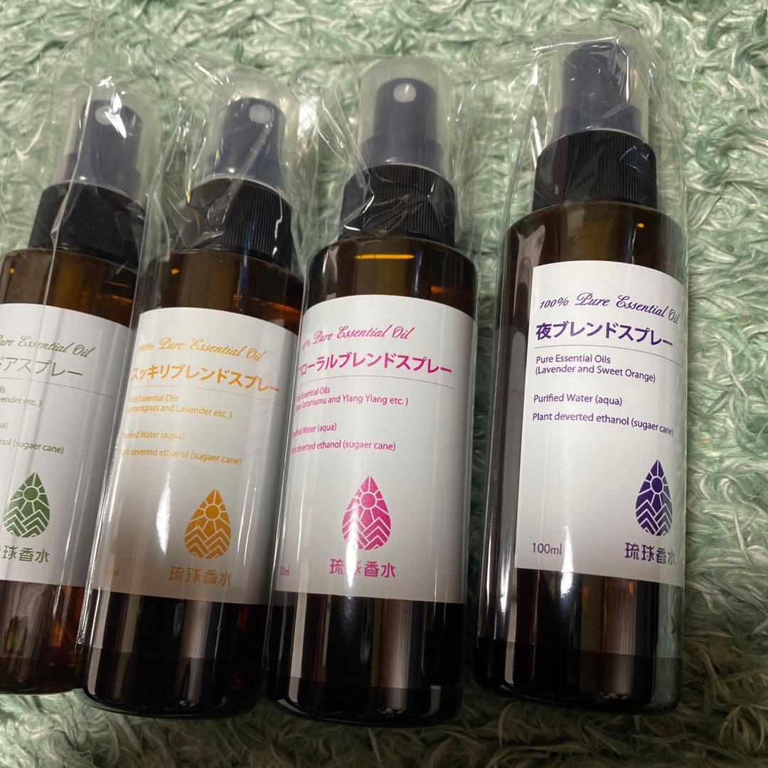 お部屋の香りアロマスプレー 100ml 4種セット