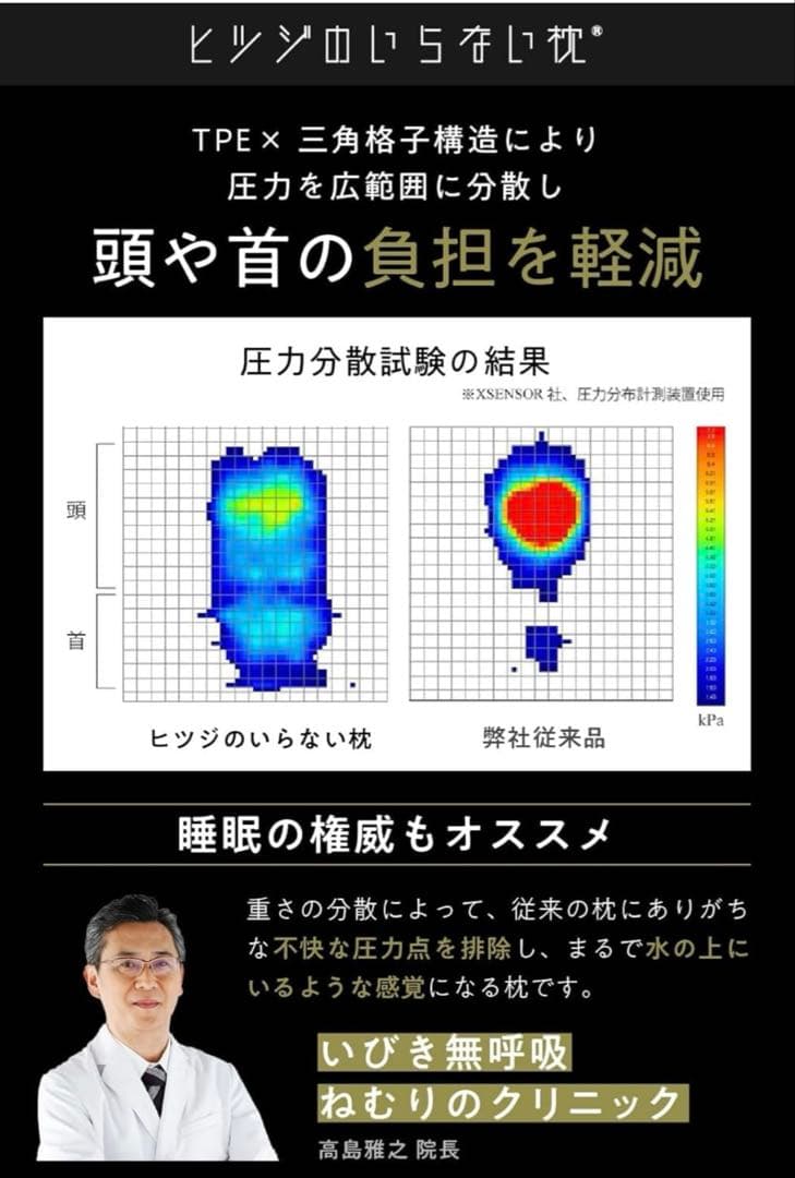 ヒツジのいらない枕　至極　スタンダードモデル