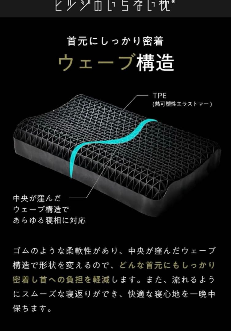 ヒツジのいらない枕　至極　スタンダードモデル