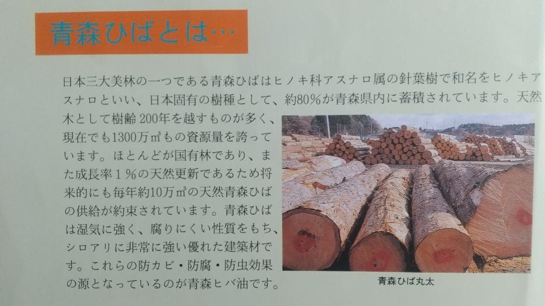 またちゃん　　ヒノキオイル ※青森ヒバ油 (精油)