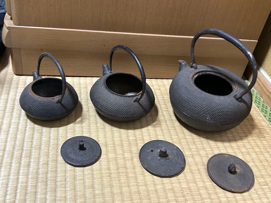 計3点　南部鉄瓶/南部鉄器/他　鉄瓶