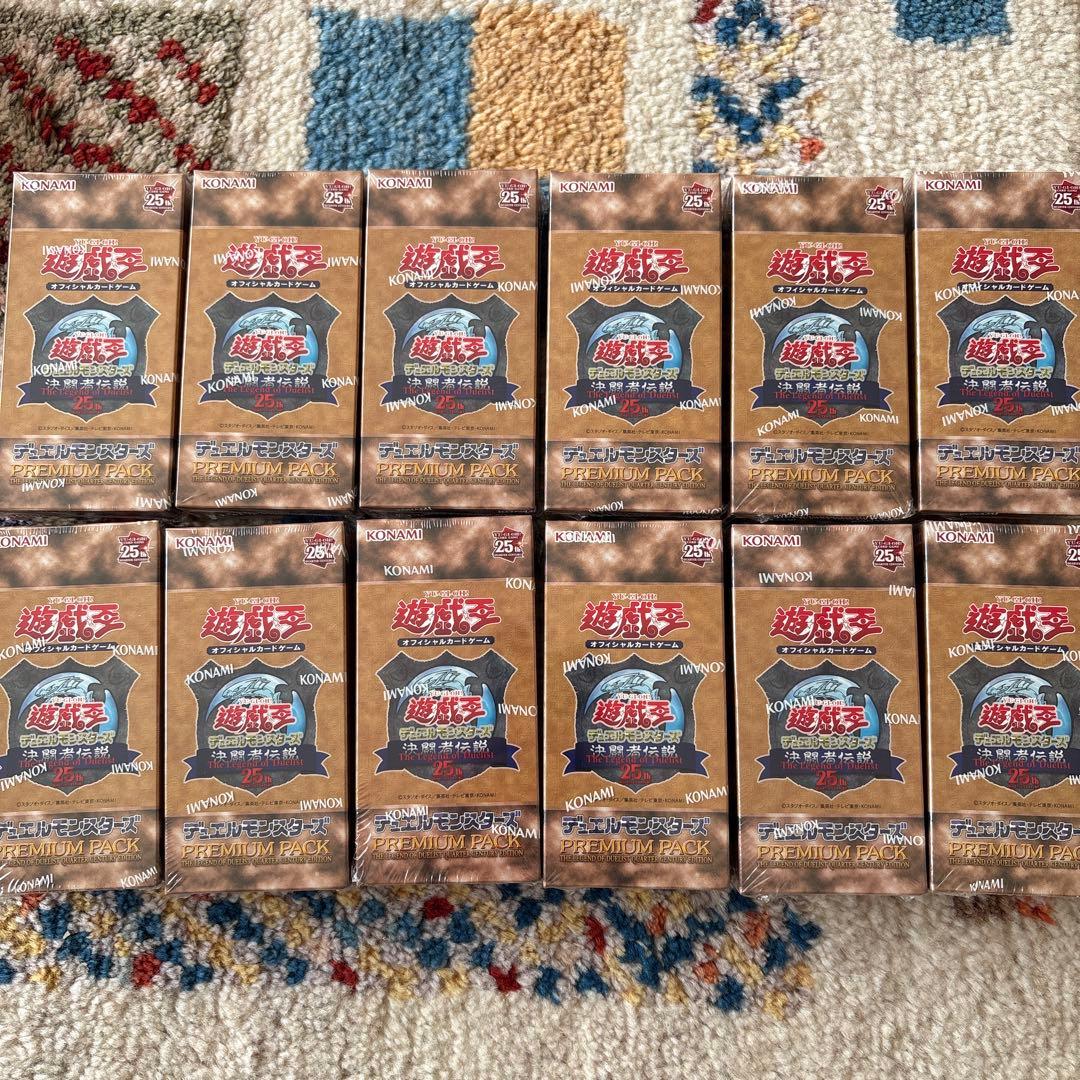 遊戯王　新品未開封シュリンク付き　東京ドーム　決闘者伝説　25th 12BOX