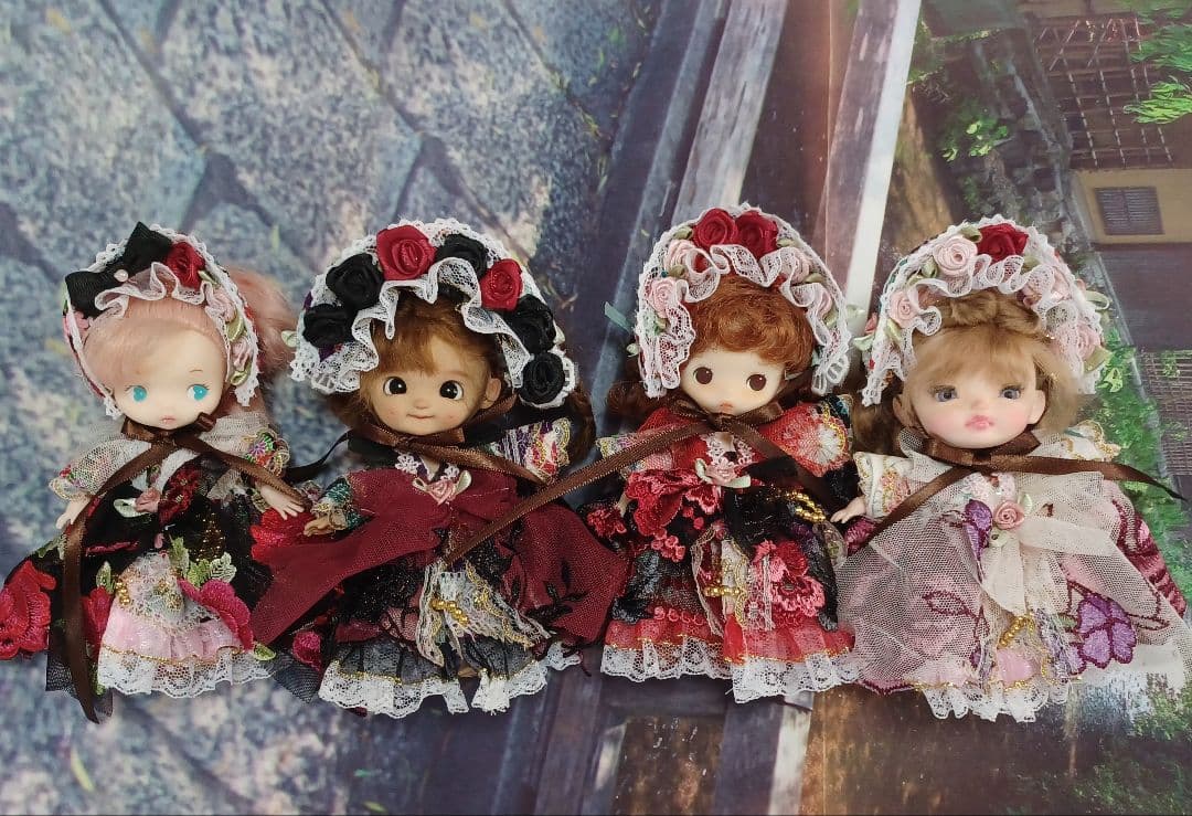 lala777様オーダーページです。オビツサイズ4着　花魁ドレス