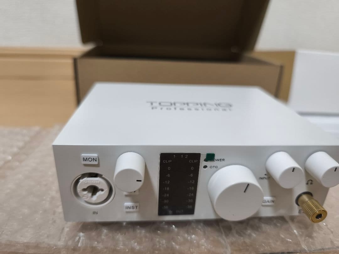 Topping e1x2 新型otgモデル　オーディオインターフェース