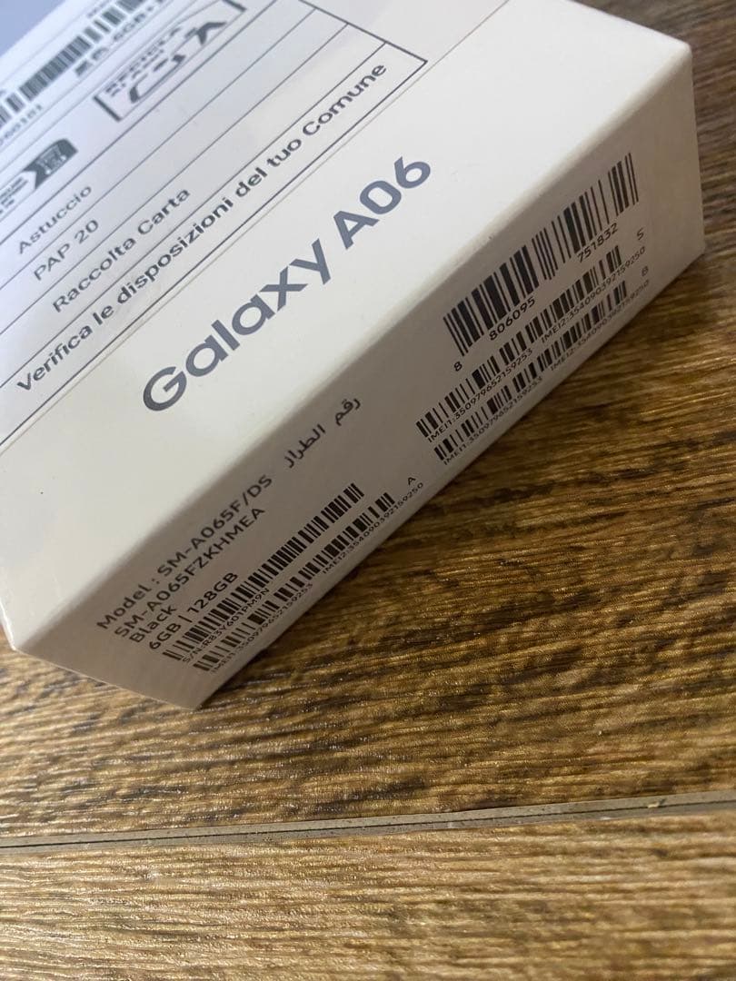 【新品未開封】Samsung Galaxy A06 128GB ブラック