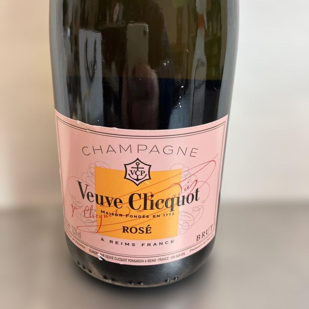 未開栓 ヴーヴクリコ ロゼ 果実酒 シャンパン 750ml ※ラベルキズ有※②