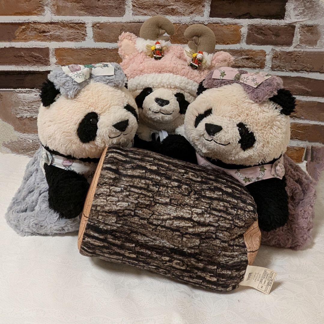 シャンシャン様♡のにさいシャンちゃん♡ローズボアプレミアムXmasワンピース