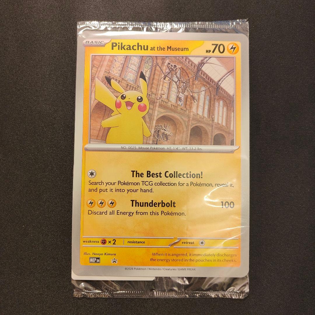 ピカチュウ　博物館　プロモ　Pikachu at the Museum
