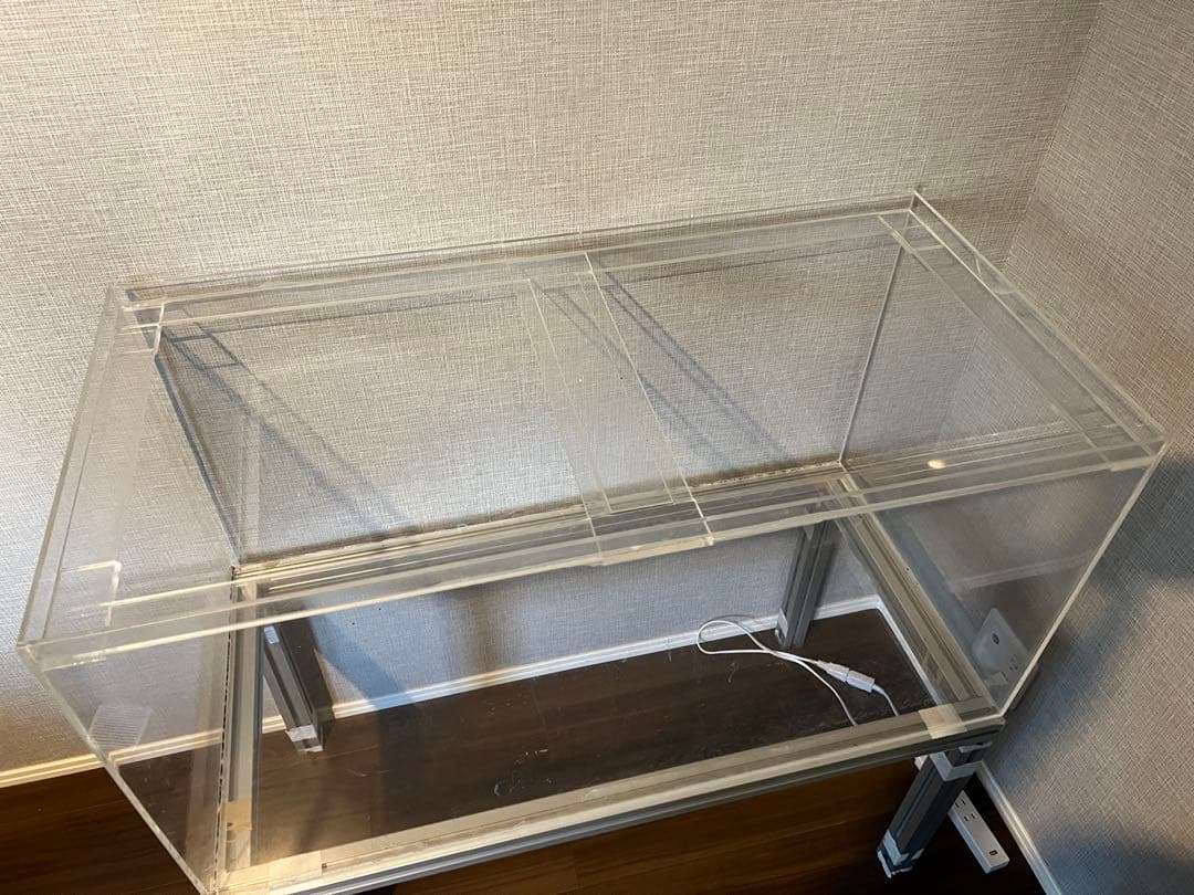 90x45x45 アクリル水槽 & アルミフレーム水槽台 セット【引取限定】