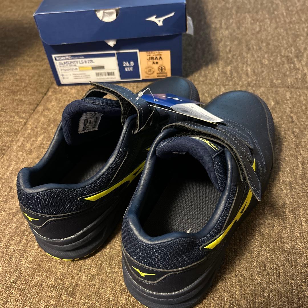 Mizuno ALMIGHTY LS 26センチ 安全靴