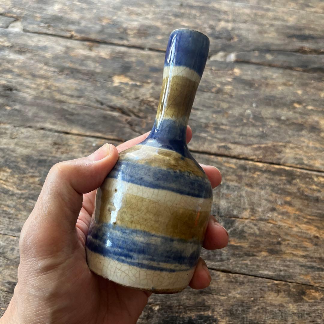 古琉球　二彩　徳利　瓶
