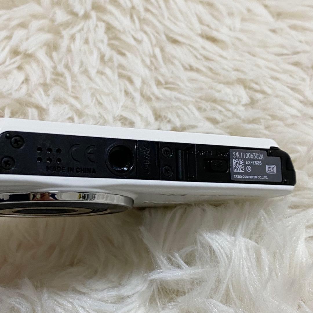【動作確認済み】【美品】CASIO EXILIM EX-ZS35 ホワイト