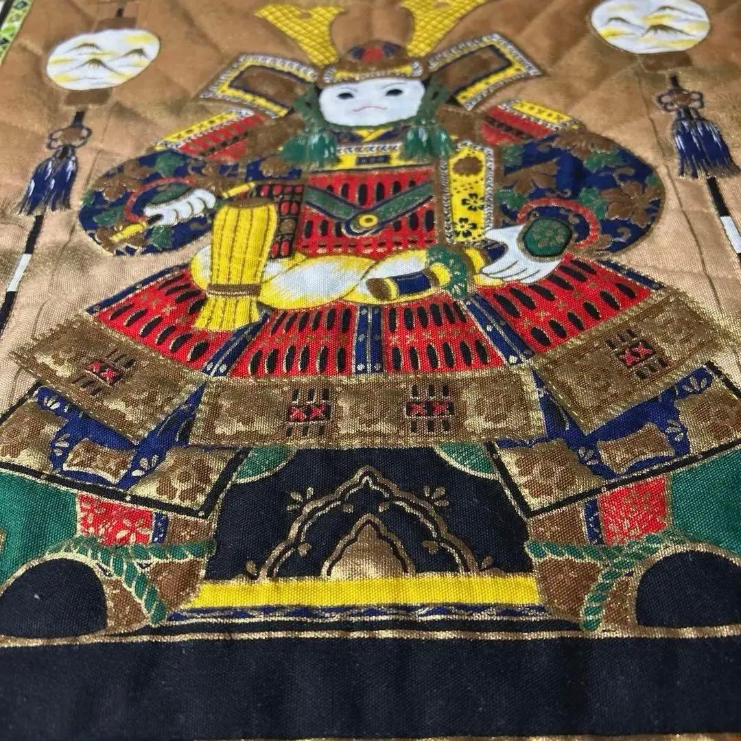 端午の節句パネル生地タペストリー　パッチワークキルト　ハンドメイド